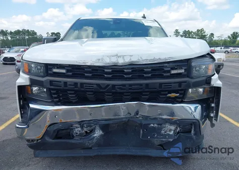 2021 Chevrolet Silverado 1500 4Wd Double Cab Standard Bed Wt из США, поврежденный, VIN 1GCRYAEF8MZ348424